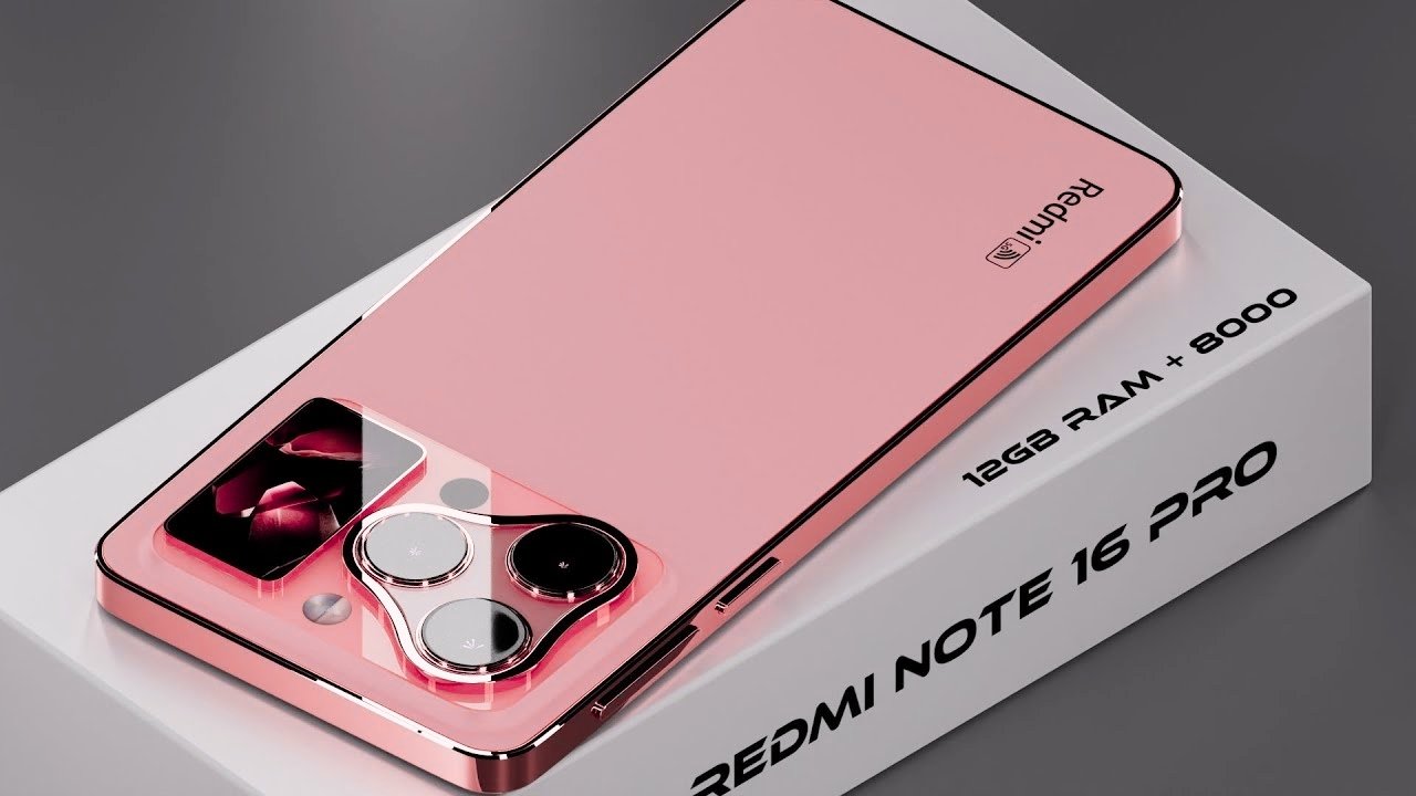 Redmi Note 16 Pro 5G Smartphone – Powerful Performance, Advanced Camera, Fast 5G Connectivity, Long Battery Life, and Smooth Display Experience for Everyday Use and Gaming