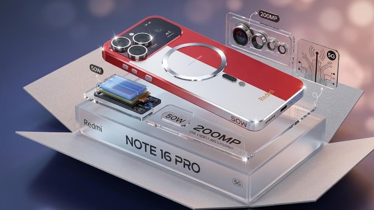 Redmi Note 16 Pro 5G Launch: 200MP Camera, 120Hz AMOLED Display and 80W Fast Charging Features