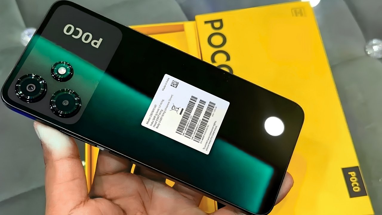 Poco C65 Smartphone with 50MP AI Camera, Massive 5000mAh Battery, Large HD+ Display, Smooth Performance, Stylish Design, Fast Charging Support, and Long-Lasting Everyday Reliability